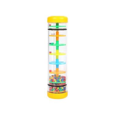 Imagem de Rattle Rain Stick Ubblove Rainmaker Mini 20 cm para bebês