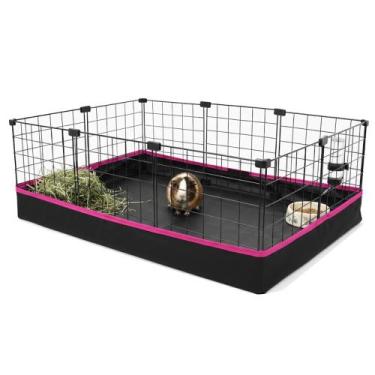 Imagem de Cercado para Porquinho da Índia 60x90cm com Bandeja Higiênica Impermeá