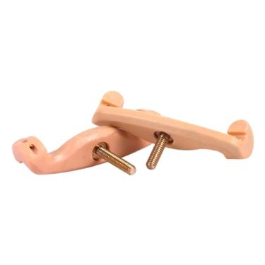 Imagem de SHOWERORO Suporte de ombro profissional para violino, 2 peças, fácil de usar, antiderrapante, suporte simples para tocadores de violino