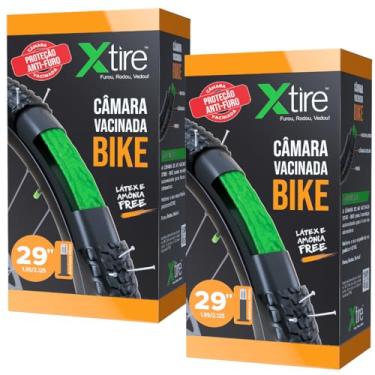 Imagem de Câmara de Ar Aro 29 Com Selante de Pneu Xtire Vacina de Pneu Para Bicicleta Válvula Americana 48mm