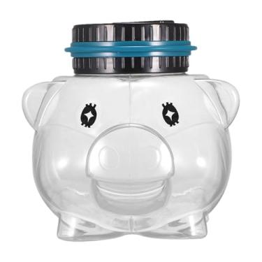 Imagem de Contador de moedas digital,Banco de contagem de moedas - Banco transparente para armazenamento de | de transparente para economizar dinheiro, frasco de de grande capacidade