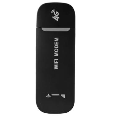 Imagem de VBESTLIFE Dongle WiFi USB 4G LTE, Roteador de Ponto de Acesso Móvel, Dispositivo Modem Portátil de Alta Velocidade de 150 Mbps Com Slot para Cartão SIM para Viagens, Suporte para 10 (Preto)