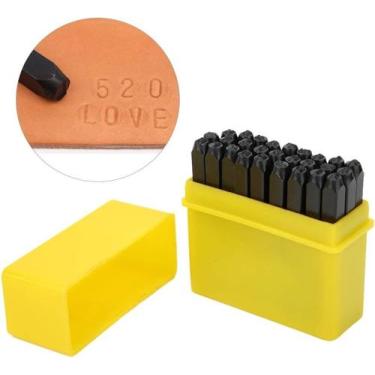 Imagem de Abcdario Marcador Punção 3Mm, Gravador Snel Ferramentas, Amarelo, 3mm
