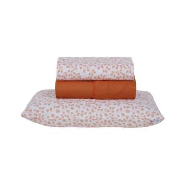 Imagem de Jogo De Lençol 3 Peças Solteiro Percal 180 Fios Homme 60% Algodão 40% 