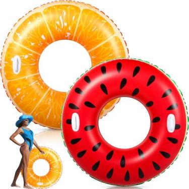 Imagem de Pool Ring Floats Gemscream Large Adult com alças de 120 cm