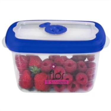 Imagem de Recipiente Retangular Pequeno Alto Cores 700ml - 718-5 - Sanremo 700ml Sanremo 718-5