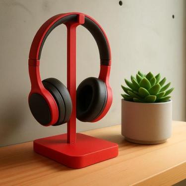 Imagem de Suporte de Mesa para Fone Headset Gamer Universal Elegante Minimalista