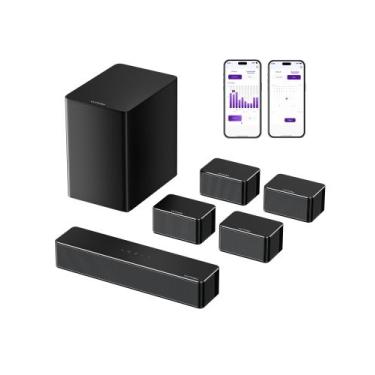 Imagem de Barra de Sonido ULTIMEA 7.1 con Subwoofer Inalámbrico 410W Surround