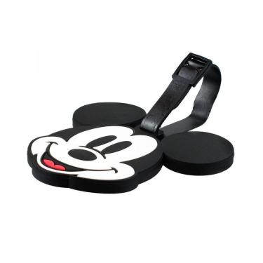 Imagem de Etiqueta Identificação Bagagem Mala Rosto Mickey Disney