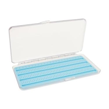 Imagem de Vaveren Caixa de pesca com mosca à prova d'água, portátil, compacta, com tampa transparente, leve, caixa para iscas de pesca, L