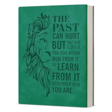 Imagem de Caderno floral inspirador, um pequeno pensamento positivo na manhã pode mudar seu diário de dia inteiro presentes de incentivo para mulheres, amigas e colegas de trabalho