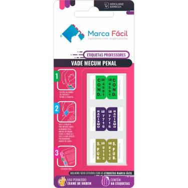 Imagem de Etiquetas Vade Mecum Penal Kerolinne Barboza - Marca Fácil
