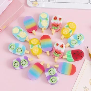 Imagem de Conjunto de 4 borrachas criativas para lápis de cor brilhante e borrachas fofas LCC726-12