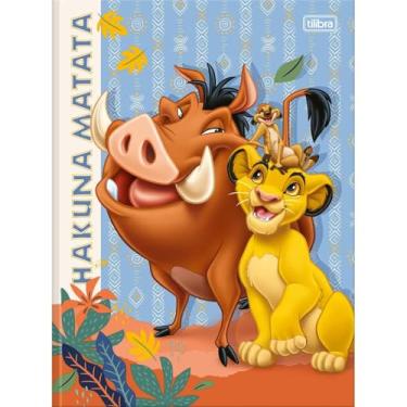 Imagem de Caderno Rei Leão TILIBRA Universitário BROCHURA - 80 Folhas (Hakuna Matata)