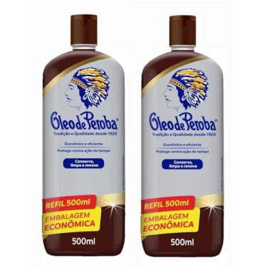 Imagem de Kit 02 Óleo de Peroba King 500ml Tradicional Limpa Hidrata e Dá Brilho à Madeira