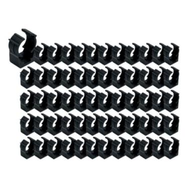 Imagem de Abraçadeira Fixação Eletroduto 3/4 Sobrepor Kit 50 Unidades (Preto)