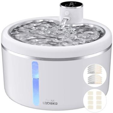 Imagem de Fonte de água Cat LABEKA sem fio inoxidável 3L com bandeja