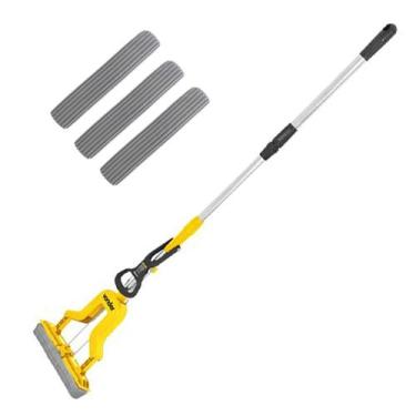 Imagem de Rodo Dobrável Mop Limpador de Piso Vonder Com 3 Refil