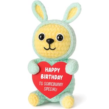 Imagem de Presentes de aniversário de coelhinho fofo para adolescentes e homens | Brinquedos de pelúcia fofos DIY para decoração e brincadeiras para meninas, meninos, mães, pais, filhos