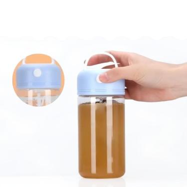 Imagem de Garrafa Mixer Copo Misturador Elétrica 300ml Automática Shake Whey Mini Liquidificador Batedeira Portátil Gym