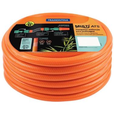 Imagem de Mangueira Antitorção Super Flex 1/2 30M Tramontina Laranja
