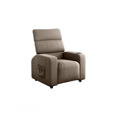 Imagem de Poltrona Reclinável Sala Cadeira Mx 67 Pulse Veludo Capuccino Matrix