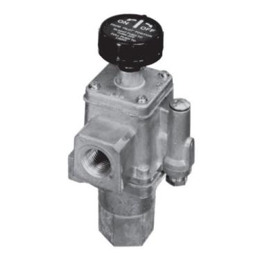 Imagem de White Rodgers 764-742 Válvula de segurança para lareira a gás/piloto a gás operada termopar, 20-30 mV, conexões de 1/2" x 1/2" - 142.000 BTU