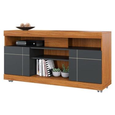 Imagem de Rack Bancada Yara Noce Milano Preto Acetinado - Colibri