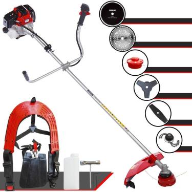Imagem de Roçadeira à Gasolina 2 Tempos Toyama Rt43l 43cc 1,7hp 6 Em 1