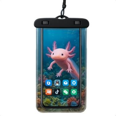 Imagem de Capa Case Capinha Prova D'água para celular Impermeável Redmi Iphone 12 13 14 15 Smartphone mergulho praia viagem com Alça Universal Proteção 360º Completa Sensível ao Toque Premium Essor Lab
