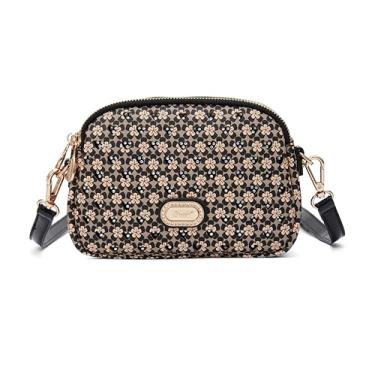 Imagem de BRANGIO Bolsa de designer de luxo da Itália com pingente de coração e alça de ombro removível || Empresa dos EUA enviada de Los Angeles, Preto, Bolsa tiracolo