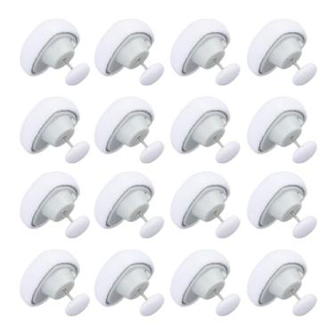 Imagem de Mingzhe Prendedor de Edredom, Conjunto de Clipes de Suporte de Cama, Pinos de Fixação de Colcha Removíveis Em Formato de Coração para Uso Doméstico, Mantém a Roupa de Cama Ordenadamente (Branco)