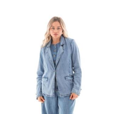 Imagem de Blazer Jeans Feminino Premium Denim-Feminino