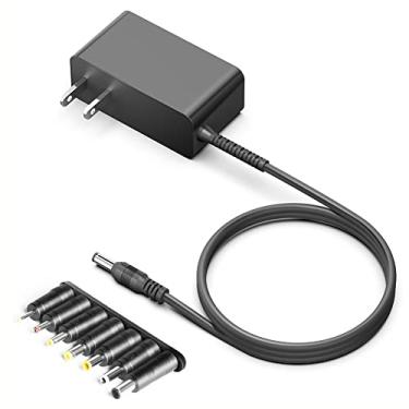 Imagem de TFDirect Adaptador De Energia Universal Hky 9V Com 7 Plugues Cc, Compatível Todas As Marcas Reprodutor Dvd Portátil Dbpower Sylvania Philips Rca Sony Panasonic Insignia Axion Durabrand Lg Toshiba Di