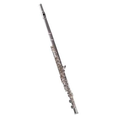 Imagem de Flauta banhada a prata, 16 furos fechados, tom C, cobre branco, prático, instrumento de sopro de madeira