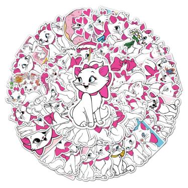 Imagem de Adesivo Aristocats Anime Vinyl Cartoon 50 unidades para impermeabilização