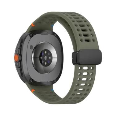 Imagem de Pulseira de silicone respirável para Samsung Galaxy Watch 8 40mm 44mm/