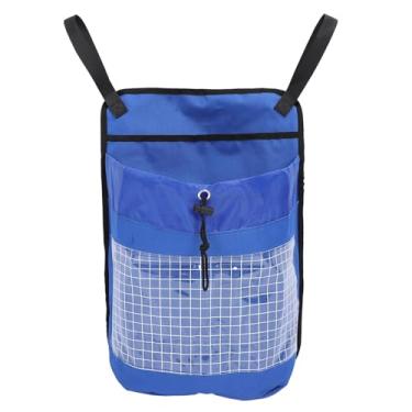 Imagem de Organizador de cadeira de rodas Bolsa resistente à água Anti Scratch pendure no carrinho traseiro Organizador para Rollator Walker Carriage Baby Oxford Fabric 19,7 x 13,8 polegadas