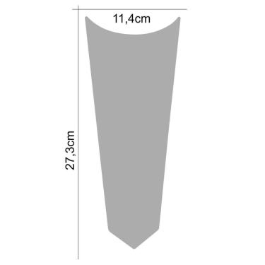 Imagem de Adesivo Faixa Gravata Tanque Moto Yamaha Factor 125 Preto Preto