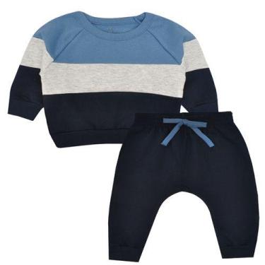 Imagem de Conjunto Moletom Bebê Menino. Ótima qualidade Inverno  tamanho P ao 3 