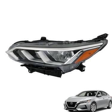 Imagem de Nurniacl Substituição preta da carcaça do lado do motorista para farol Sentra 2020 2021 2022