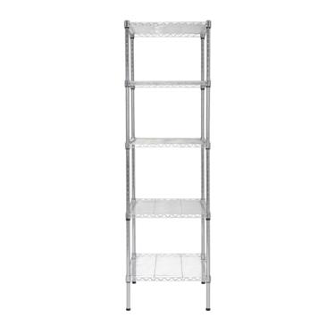 Imagem de Estante Cromada Multiuso 5 prateleiras Ajustavies