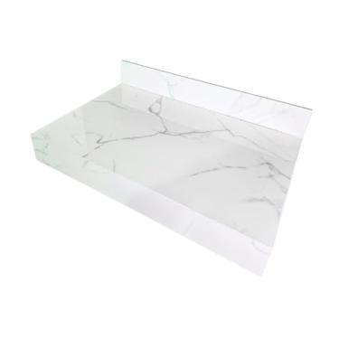 Imagem de Bancada Carrara 70x45 100% Porcelanato Banheiro