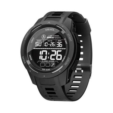 Imagem de Relógio Esportivo Digital LED À Prova D'Água Masculino SMAEL 8105 Cron