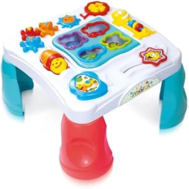 Imagem de Mesa educativa interativa infantil, som e aprendizagem, pratica, verde, colorida, moderna.