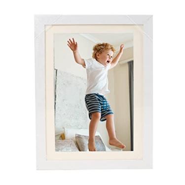 Imagem de Moldura de Foto Madeira Molduras Arte com Flip para Crianças MDF Mesa Caixa Armazenamento Pintura a Óleo Casa Escritório