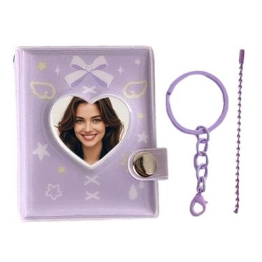 Imagem de Álbum de Fotos - PVC, Portátil e Impermeável | 5 cm Pequeno Álbum de Fotos Porta-chave,Para Aniversário Casamento dos Namorados Uso Diário Viagem Crianças Adultos