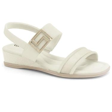 Imagem de Sandalia Comfortflex Ref 2570302-5 Creme 038
