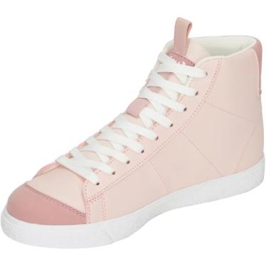 Imagem de Hurley Tênis feminino casual 084092 | Leve, tonal, cadarço com aba de puxar | Tênis feminino moderno, rosa, 8.5