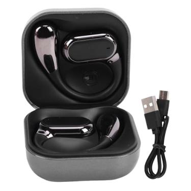 Imagem de Zopsc Fones de Ouvido Sem Fio Bluetooth HiFi Microfone Com Cancelamento de Ruído 60H Playtime Leve para Ciclismo, Corrida, Treino Compatível Com a Maioria Dos Reprodutores de Música (Preto)